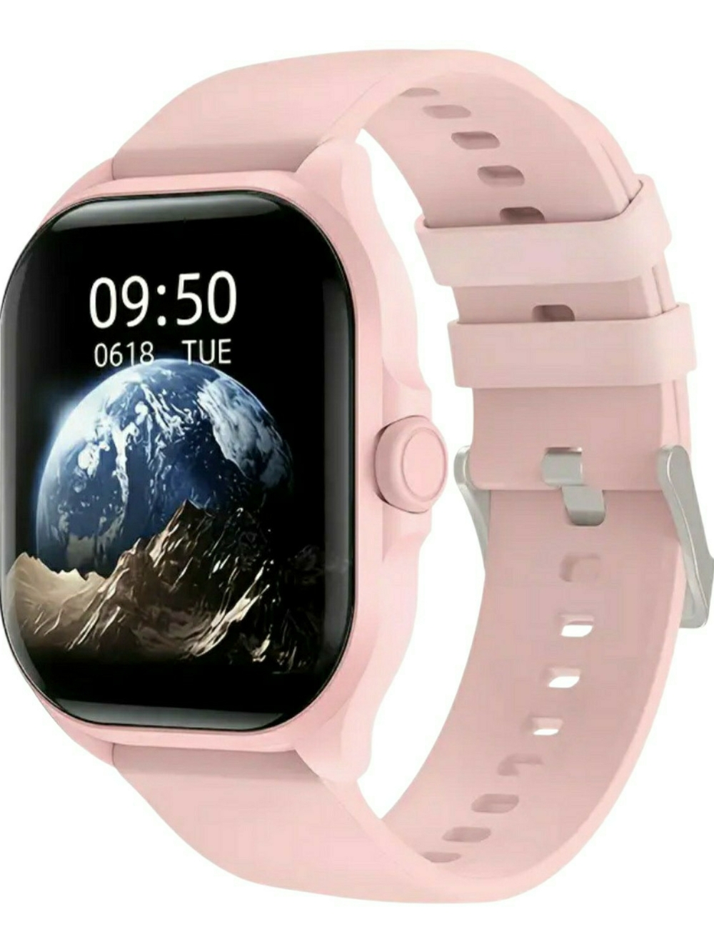 New 2026 pink smartwatch w/ touchscreen, lightweight modern. New